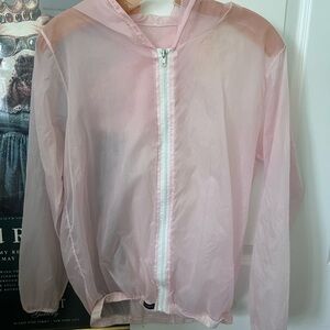 Light Pink Sheer Brandy Melville Jacket